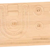 Maxbell Jewelry Beading Board DIY Holder Wood for Necklaces Bracelets Beading Crafts Style A