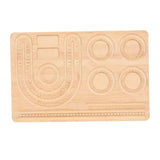Maxbell Jewelry Beading Board DIY Holder Wood for Necklaces Bracelets Beading Crafts Style B