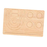 Maxbell Jewelry Beading Board DIY Holder Wood for Necklaces Bracelets Beading Crafts Style B