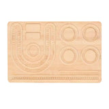 Maxbell Jewelry Beading Board DIY Holder Wood for Necklaces Bracelets Beading Crafts Style B