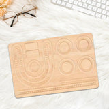 Maxbell Jewelry Beading Board DIY Holder Wood for Necklaces Bracelets Beading Crafts Style B