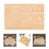 Maxbell Jewelry Beading Board DIY Holder Wood for Necklaces Bracelets Beading Crafts Style B