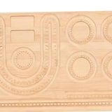 Maxbell Jewelry Beading Board DIY Holder Wood for Necklaces Bracelets Beading Crafts Style B