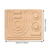 Maxbell Jewelry Beading Board DIY Showcase Jewelry Tray Organizer for Beading Crafts