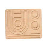 Maxbell Jewelry Beading Board DIY Showcase Jewelry Tray Organizer for Beading Crafts