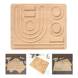 Maxbell Jewelry Beading Board DIY Showcase Jewelry Tray Organizer for Beading Crafts