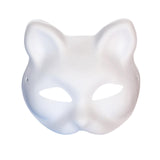 6Pcs Cat Mask Kit Crafts Animal Mask for Holiday Fancy Dress Party Halloween