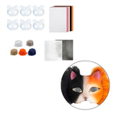 DIY Cat Mask Kit Creative Animal Mask for Festival Stage Performance Holiday Style A