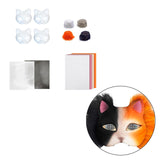 DIY Cat Mask Kit Creative Animal Mask for Festival Stage Performance Holiday Style B