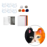 DIY Cat Mask Kit Creative Animal Mask for Festival Stage Performance Holiday Style C