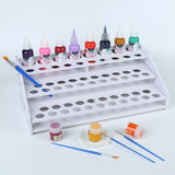 Maxbell Paints Holder Test Tube Rack for Inks Bottles 60 Bottles Organizing Pigments
