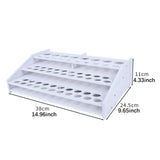 Maxbell Paints Holder Test Tube Rack for Inks Bottles 60 Bottles Organizing Pigments