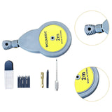 Maxbell Rotating Tape Compass Measurement Drawing Compass Woodworking Measuring Tape