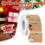 500 Pieces Christmas Stickers Name Stickers for Birthday Holiday Party Favor Style B