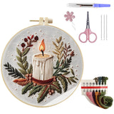 Christmas Embroidery Kit for Adults DIY Art Crafting Cross Stitch Needlework