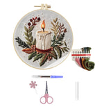 Christmas Embroidery Kit for Adults DIY Art Crafting Cross Stitch Needlework