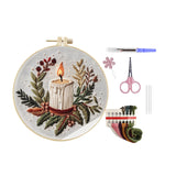 Christmas Embroidery Kit for Adults DIY Art Crafting Cross Stitch Needlework