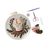 Christmas Embroidery Kit for Adults DIY Art Crafting Cross Stitch Needlework