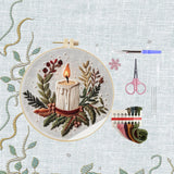 Christmas Embroidery Kit for Adults DIY Art Crafting Cross Stitch Needlework