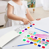 Maxbell Watercolor Painting Book Water Color Paint Set for Party Favors Travel Teens