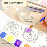 Maxbell Watercolor Painting Book Water Color Paint Set for Party Favors Travel Teens