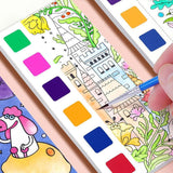 Maxbell Watercolor Painting Book Water Color Paint Set for Party Favors Travel Teens