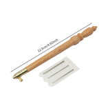 Maxbell Embroidery Hook with 3 Needle Portable DIY Non Slip Weaving Knitting Needle