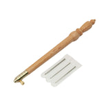 Maxbell Embroidery Hook with 3 Needle Portable DIY Non Slip Weaving Knitting Needle