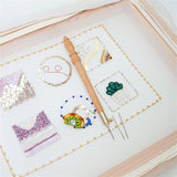 Maxbell Embroidery Hook with 3 Needle Portable DIY Non Slip Weaving Knitting Needle
