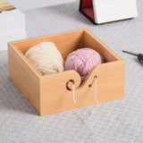 Yarn Ball Holder Box Yarn Dispenser for Women Skeins Balls Crocheting with Lid