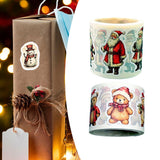 Maxbell 5 Rolls of Christmas Stickers for Gift Decoration Envelopes Notebook Bear
