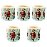 Maxbell 5 Rolls of Christmas Stickers for Gift Decoration Envelopes Notebook Bear