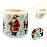 Maxbell 5 Rolls of Christmas Stickers for Gift Decoration Envelopes Notebook Bear