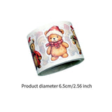 Maxbell 5 Rolls of Christmas Stickers for Gift Decoration Envelopes Notebook Santa