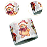 Maxbell 5 Rolls of Christmas Stickers for Gift Decoration Envelopes Notebook Santa