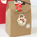 5 Rolls of Christmas Stickers Holiday Stickers for Gift Decoration Notebook