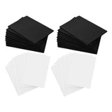 10Pcs EVA Foam Roll Thick EVA Foam Cosplay for Arts Crafts Halloween Costume Black 30cmx20cmx3mm