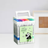 Acrylic Paint Markers Marker Pens Set with Carry Case for Metal Window Stone 80 Colors