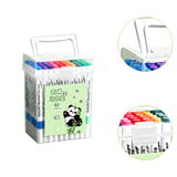 Acrylic Paint Markers Marker Pens Set with Carry Case for Metal Window Stone 80 Colors