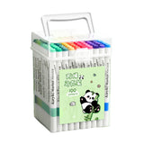 Acrylic Paint Markers Marker Pens Set with Carry Case for Metal Window Stone 100 Colors