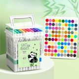 Acrylic Paint Markers Marker Pens Set with Carry Case for Metal Window Stone 100 Colors