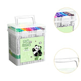 Acrylic Paint Markers Marker Pens Set with Carry Case for Metal Window Stone 120 Colors