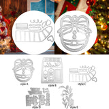 Christmas Cutting Die Metal Die Cut for Scrapbooking Card Making Invitations Style A