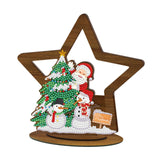 Christmas Diamond Kit Creative Xmas Figures for Bookshelf Fireplace Home