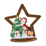 Christmas Diamond Kit Creative Xmas Figures for Bookshelf Fireplace Home