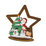 Christmas Diamond Kit Creative Xmas Figures for Bookshelf Fireplace Home