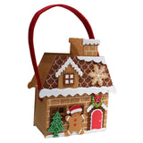 Maxbell Felt Gingerbread House Bag Cute Ornament Stocking Stuffer Christmas Gift Bag Style B