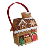 Maxbell Felt Gingerbread House Bag Cute Ornament Stocking Stuffer Christmas Gift Bag Style B