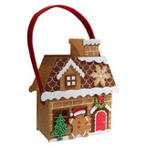 Maxbell Felt Gingerbread House Bag Cute Ornament Stocking Stuffer Christmas Gift Bag Style B