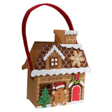 Maxbell Felt Gingerbread House Bag Cute Ornament Stocking Stuffer Christmas Gift Bag Style B